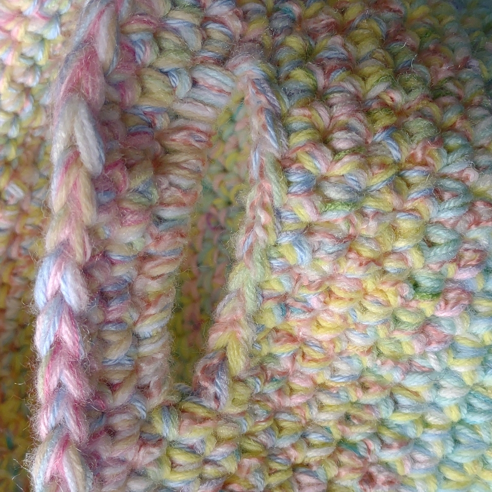 Crochet basket - EASTER; GIFT BASKET; NEWBORN; STORAGE - Picture 4 of 4